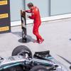 Sichtlich bedient nach dem Rennen in Montréal: Sebastian Vettel.