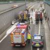 Eching: Autobrand am Tunnel sorgt für Staus und einen weiteren Unfall
