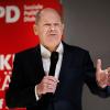 Bundeskanzler Olaf Scholz (SPD) in Stahnsdorf.