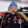 Erik Lesser wurde als bester Deutscher in der Verfolgung bei der Biathlon-WM Siebter.