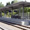 Bahnhof Schwabmünchen, neue Bahnsteige, Bahnsteigaufbauten 
