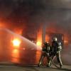 Der Brand einer Lagerhalle mit mehreren Lkw in Balzheim war einer der größten Einsätze für die Feuerwehr Dietenheim im vergangenen Jahr.