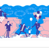 Das Google-Doodle zum Tag der Deutschen Einheit.
