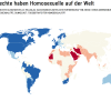 Welche Rechte haben Homosexuelle in verschiedenen Ländern der Welt?