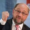 Martin Schulz, Kanzlerkandidat der SPD, spricht während einer Wahlkampfveranstaltung.