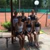 Erfolgreiche Kötzer Tennis-Damen: (von links) Gabi Schwarz, Sabine Eska, Sandra Münz, Katharina Schwarz, Alexandra Beuter, Marina Henkel. 	