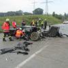 Wegen eines Unfalls wurde die A8 zwischen Augsburg und Dasing am Sonntagmorgen gesperrt.