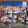 Schülerinnen und Schüler aus ganz Bayern wurden in München für ihr Engagement im Klimaschutz ausgezeichnet.