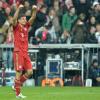 Bayern-Stürmer Mario Gomez traf in der 90. Minute zum entscheidenden 2:1. Foto: Peter Kneffel dpa