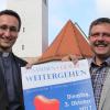 Das Lutherjahr 2017 möchten die christlichen Pfarreien Günzburgs mit einem Ökumenischen Kirchentag am 3. Oktober bereichern. Pfarrer Christoph Wasserrab (links) und Pfarrer Friedrich Martin (rechts) stellten das Programm vor. 