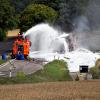 Ein Tanklaster brannte im Juli 2017 bei Schrobenhausen komplett aus. Nun wird der Fahrer des Lkws angeklagt. 