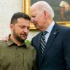 Dankt für die Untersützung an «allen 575 Tagen» des Krieges: Wolodymyr Selenskyj zu Besuch bei Joe Biden.