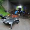 Bei einem schweren Verkehrsunfall an der Unterführung der A7 bei Illereichen ist am Sonntagmorgen ein 42 Jahre alter Mann ums Leben gekommen. 