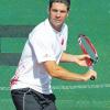 Obwohl verletzt, schaffte es Tennisspieler Sascha Winkler bei der Bayerischen bis ins Halbfinale. 