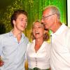 Franz Beckenbauer mit Ehefrau Heidi und dem gemeinsamen Sohn Joel Maximilian.