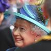 Die britische Königin Elizabeth II. musste wieder viel, viel  lächeln bei ihrem Besuch in Deutschland.
