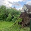 Eine Schneise der Verwüstung hinterließ ein Unwetter am Montag im Landkreis. Die größten Schäden gab es in Großaitingen, auch der Schwabmünchner Stadtteil Birkach war betroffen.