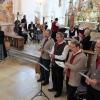 Beim 45. Mariensingen in der Wallfahrtskirche Allerheiligen bildete das von allen fünf Gruppen und dem Publikum gesungene Schlusslied den Höhepunkt des volksmusikalischen Nachmittags. 