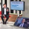 Corona-bedingt im Studio statt vor Publikum im Saal: Augsburger Allgemeine Live mit Jens Spahn und Gregor Peter Schmitz.