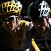 Christopher Froome (rechts, daneben Geraint Thomas) steht bei der Tour de France in der Kritik. 