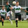 Johannes Hauf (rechts) setzte sich vor dem 1:0 gegen Horgaus Tobias Kirschner durch. Foto: Walter Brugger