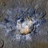 Der Haulani-Krater auf dem Zwergplaneten Ceres hat einen Durchmesser von 34 Kilometern.