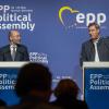 EVP-Parteivorsitzender Manfred Weber (l) und Ministerpräsident von Bayern und CSU-Vorsitzender Markus Söder.