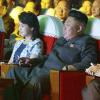 Kim Jong-un und seine Frau Ri Sol-ju bei einem öffentlichen Auftritt am 3. September 2014.
