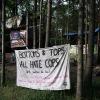 Verlassene Baumhäuser im Hambacher Forst.