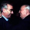 1989/90 wurde Theo Waigel zu einem maßgeblichen Wegbereiter der deutschen und europäischen Einigung: Unser Bild zeigt Theo Waigel mit dem sowjetischen Parteichef Michail Gorbatschow. 