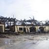 Bei einem Großbrand im Erkheimer Ortsteil Dankelsried Ende November wurde unter anderem eine Lagerhalle völlig zerstört. 