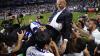 Real Madrid um seinen Trainer Zinedine Zidane feierte nach dem Sieg gegen Malaga die 33. Meisterschaft in Spanien.