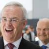 Martin Winterkorn (M) und der Aufsichtsratsvorsitzende der Volkswagen AG, Ferdinand Piech.