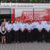Die Grundlagen des Löschangriffs demonstrierten 17 Mitglieder der Feuerwehr Münster bei der Leistungsprüfung.