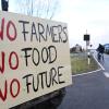 Wie geht es weiter mit der deutschen Agarindustrie? Bauernprotest in Ostfriesland.