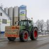 Eine Protestfahrt durch Bad Wörishofen gehörte zu den Aktionen des zweiten Tags der Protestwoche der Bauern.