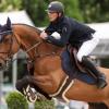 Der Springreiter Tobias Meyer reitet auf Greatest Boy erstmals zum deutschen Meistertitel.