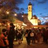 Gut besucht der Affinger Christkindlmarkt bei der Eröffnung am Samstag.