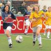 Die D-Mädchen (gelb) schafften es ins Bayern-Finale.