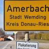 An den Ortseingängen von Amerbach sind viele Verkehrsteilnehmer zu schnell unterwegs.