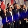 Frauke Petry, Marine Le Pen, Matteo Salvini, Geert Wilders, Harald Vilimsky, und der AfD-Landesvorsitzende von Nordrhein-Westfalen, Marcus Pretzell in Koblenz.