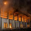 August 2015: Brandanschlag auf ein geplantes Asylbewerberheim in Nauen.