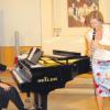 Susanne Ortner-Roberts und Tom Roberts spielten zum Europäischer Tag der jüdischen Kultur in der Synagoge in Binswangen.  