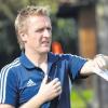 Konnte sich mit seinem Team über einen 3:0-Erfolg gegen den TSV Krumbach freuen: Langenmosens Trainer Thomas Richter.  