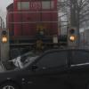 Ein Güterzug hat am Mittwochvormittag am Bahnübergang Ortsstraße in Wasserburg ein Auto erfasst.