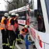 In der Augsburger Remboldstraße ist eine Straßenbahn der Linie 64 entgleist. Es gab zahlreiche Ausfälle und Verspätungen: Es wurde niemand verletzt.