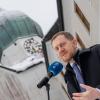 Michael Kretschmer (CDU), Ministerpräsident des Freistaates Sachsen, gibt zum Abschluss der Winterklausur der CSU im Bundestag im Kloster Seeon ein Pressestatement ab.