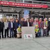 Mit der Xinfa Group realisierte Grenzebach in China ein Megaprojekt: Stuck wird mit einer Geschwindigkeit von 100 Tonnen pro Stunde produziert, was einer Jahresproduktion von 120 Millionen Quadratmetern Gipsplatten entspricht.
