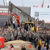 Der revolutionäre Tiltrotator von OilQuick fand auf der diesjährigen Bauma großes Interesse.
