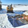 Bereits Mitte Februar waren östlich von Rehling am Salzerberg Baumaschinen tätig. Hier baut die Deutsche Telekom einen neuen Funkmast.